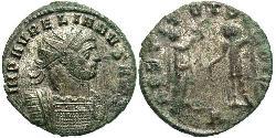 1 Antoninianus Roman Empire (27BC-395) Copper/Silver Aurelian (215-275)