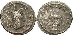 1 Antoninianus Roman Empire (27BC-395) Copper/Silver Gallienus (218-268)