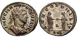 1 Antoninianus Roman Empire (27BC-395) Copper/Silver Probus (232-282)