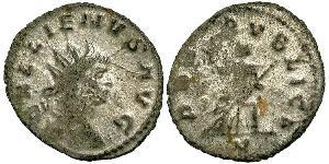 1 Antoninianus Roman Empire (27BC-395) Copper/Silver Gallienus (218-268)