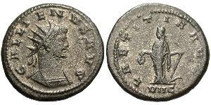 1 Antoninianus Roman Empire (27BC-395) Copper/Silver Gallienus (218-268)