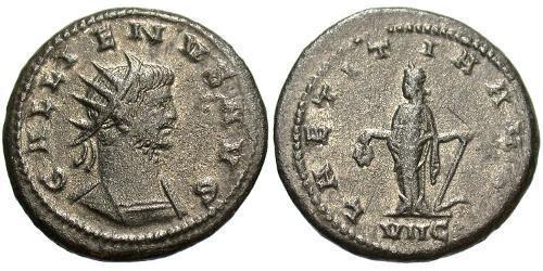 1 Antoninianus Roman Empire (27BC-395) Copper/Silver Gallienus (218-268)