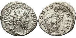 1 Antoninianus Gallic Empire (260-274) Silver Postumus (260-268)