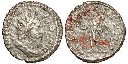 1 Antoninianus Gallic Empire (260-274) Silver Postumus (260-268)