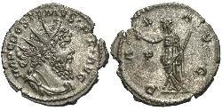 1 Antoninianus Gallic Empire (260-274) Silver Postumus (260-268)