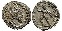 1 Antoninianus Gallic Empire (260-274) Silver Postumus (260-268)