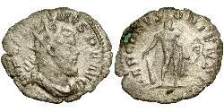 1 Antoninianus Gallic Empire (260-274) Silver Postumus (260-268)