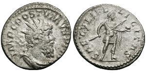 1 Antoninianus Gallic Empire (260-274) Silver Postumus (260-268)