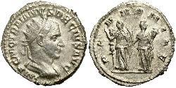 1 Antoninianus Roman Empire (27BC-395) Silver Trajan Decius (201-251)