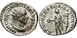1 Antoninianus Roman Empire (27BC-395) Silver Trajan Decius (201-251)