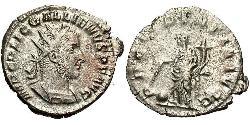 1 Antoninianus Roman Empire (27BC-395) Silver Gallienus (218-268)