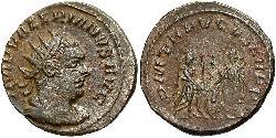 1 Antoninianus Roman Empire (27BC-395) Silver Valerian I (193-260)