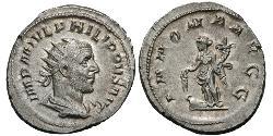 1 Antoninianus Roman Empire (27BC-395) Silver Philip the Arab (204-249)