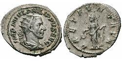 1 Antoninianus Roman Empire (27BC-395) Silver Philip the Arab (204-249)