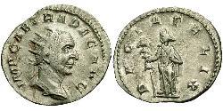 1 Antoninianus Roman Empire (27BC-395) Silver Trajan Decius (201-251)