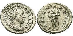 1 Antoninianus Roman Empire (27BC-395) Silver Philip II (237-249)