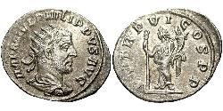 1 Antoninianus Roman Empire (27BC-395) Silver Philip the Arab (204-249)