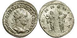 1 Antoninianus Roman Empire (27BC-395) Silver Trajan Decius (201-251)