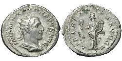 1 Antoninianus Roman Empire (27BC-395) Silver Philip the Arab (204-249)