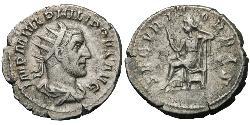 1 Antoninianus Roman Empire (27BC-395) Silver Philip the Arab (204-249)