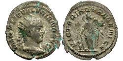 1 Antoninianus Roman Empire (27BC-395) Silver Valerian I (193-260)