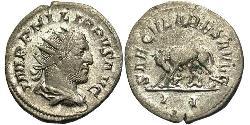 1 Antoninianus Roman Empire (27BC-395) Silver Philip the Arab (204-249)