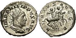 1 Antoninianus Roman Empire (27BC-395) Silver Philip the Arab (204-249)