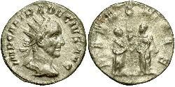 1 Antoninianus Roman Empire (27BC-395) Silver Trajan Decius (201-251)