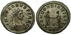 1 Antoninianus Roman Empire (27BC-395) Silver Probus (232-282)