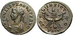 1 Antoninianus Roman Empire (27BC-395) Silver Probus (232-282)