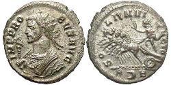 1 Antoninianus Roman Empire (27BC-395) Silver Probus (232-282)