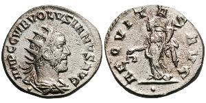 1 Antoninianus Roman Empire (27BC-395) Silver Volusianus (235-253)