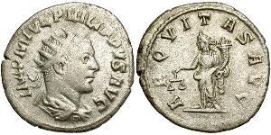 1 Antoninianus Roman Empire (27BC-395) Silver Philip II (237-249)