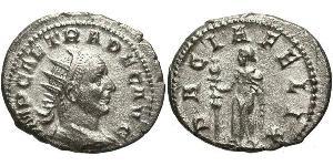 1 Antoninianus Roman Empire (27BC-395) Silver Trajan Decius (201-251)