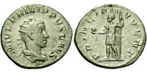 1 Antoninianus Roman Empire (27BC-395) Silver Philip II (237-249)