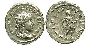 1 Antoninianus Roman Empire (27BC-395) Silver Philip II (237-249)