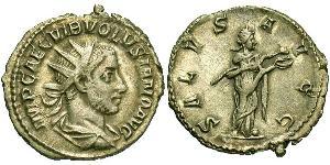 1 Antoninianus Roman Empire (27BC-395) Silver Volusianus (235-253)
