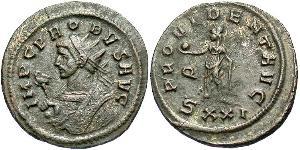 1 Antoninianus Roman Empire (27BC-395) Silver Probus (232-282)