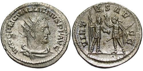 1 Antoninianus Roman Empire (27BC-395) Silver Gallienus (218-268)