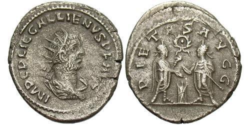 1 Antoninianus Roman Empire (27BC-395) Silver Gallienus (218-268)