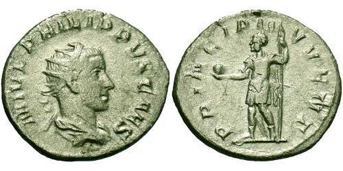 1 Antoninianus Roman Empire (27BC-395) Silver Philip II (237-249)