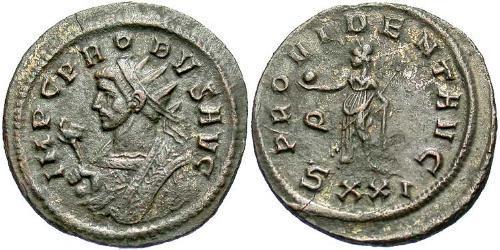 1 Antoninianus Roman Empire (27BC-395) Silver Probus (232-282)