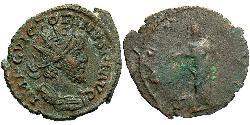 1 Antoninianus Gallic Empire (260-274)  Victorinus (?-271)