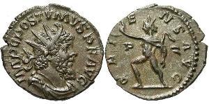 1 Antoninianus Gallic Empire (260-274)  Postumus (260-268)