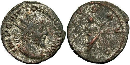 1 Antoninianus Gallic Empire (260-274)  Victorinus (?-271)