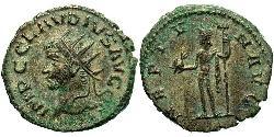 1 Antoninianus Roman Empire (27BC-395)  Claudius II  (213-270)