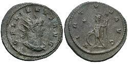 1 Antoninianus Roman Empire (27BC-395)  Gallienus (218-268)