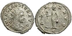 1 Antoninianus Roman Empire (27BC-395)  Claudius II  (213-270)