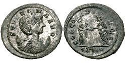 1 Antoninianus Roman Empire (27BC-395)  Ulpia Severina (?-?)