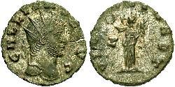 1 Antoninianus Roman Empire (27BC-395)  Gallienus (218-268)